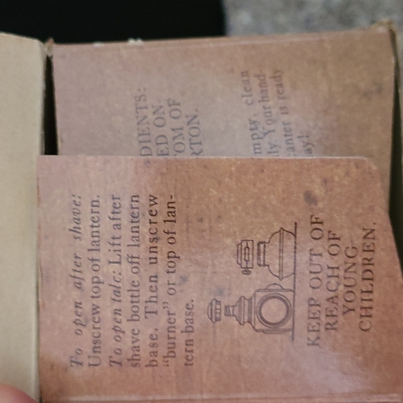 AVON Auto Lantern Oland Aftershave & Talc Decanter! Full/ Unopened with Box! - Picture 16 of 16